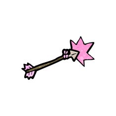 pink cartoon arrow N3