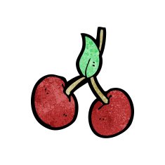 cartoon cherries N51