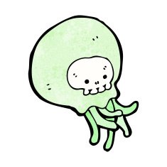 weird alien monster cartoon N8