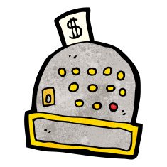 Cartoon Cash Register N8
