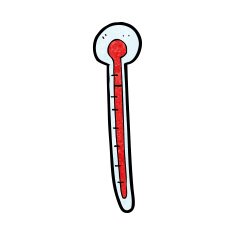 Cartoon Thermometer N35