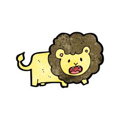 Cartoon Lion N178