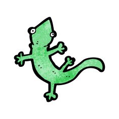 Cartoon Lizard N44