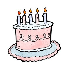 Cartoon Birthday Cake N58