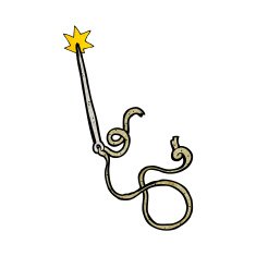 needle and thread cartoon N10