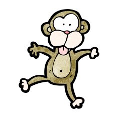 Cartoon Monkey N149