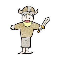 cartoon viking N47