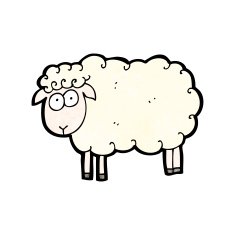 Cartoon Sheep N59