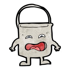 bucket cartoon character N9