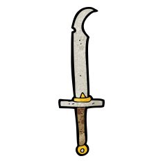 Cartoon Sword N128