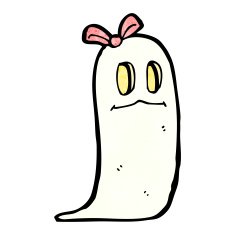 Cartoon Ghost N236