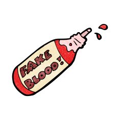 fake blood cartoon N3