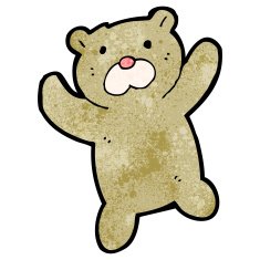 cartoon teddy bear N513