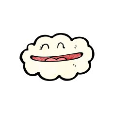 grinning cloud cartoon N3