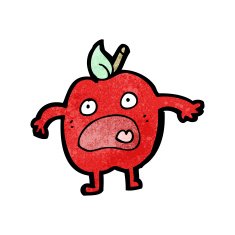 Cartoon Apple N209