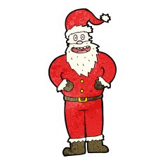 Cartoon Santa Claus N491