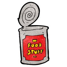 cartoon can of food N2