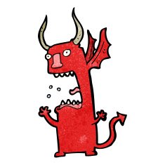 funny cartoon devil N3