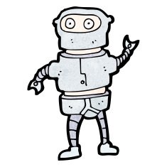 Cartoon Robot N452