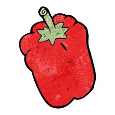 cartoon red pepper N3