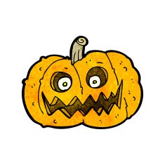 spooky pumpkin cartoon N3