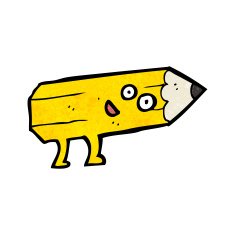 Cartoon Pencil N129