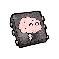 cartoon artificial intelligence chip N5