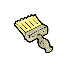 cartoon paint brush N72