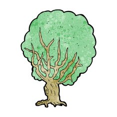 Cartoon Tree N274