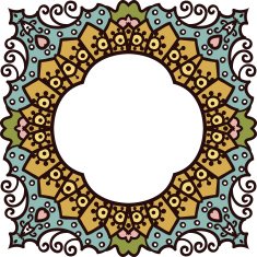 cute doodle frame