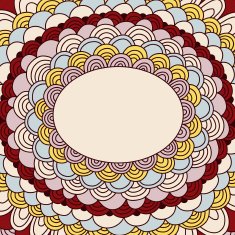 Abstract hand-drawn banner N4