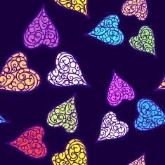 Vector colorful flourish background