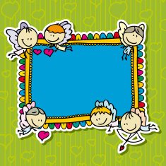 Love hearts frame N2