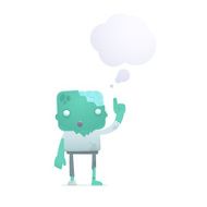funny cartoon zombie