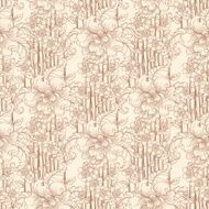 beige flowers