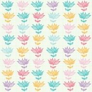 seamless floral colorful pattern