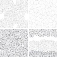 Seamless abstract wave hand-drawn patterns N3