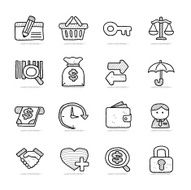 Financial icon set N2