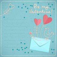 Valentine&#039;s day gift card Vector illustration N4