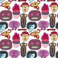 Monsters pattern N4
