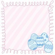 Easter egg vector background
