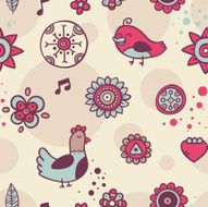 cute seamless pattern N6