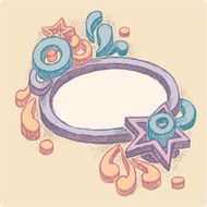 Hand sketch frame