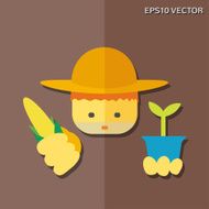 farmer flat icon