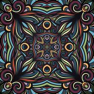 Seamless Ornate Pattern (Vector) Hand Drawn Texture N120