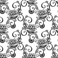 Seamless Floral Pattern (Vector) N36