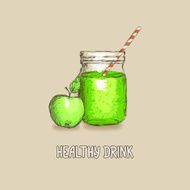 apple healthy drink