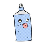 comic cartoon spray can N27