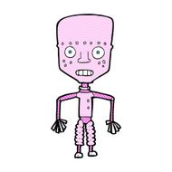 funny comic cartoon robot N15