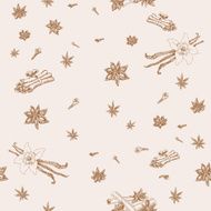 seamless pattern with spices N5